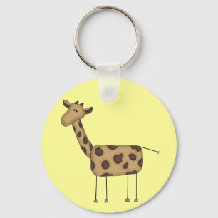 Chaveiro Figura camiseta e presentes da vara do girafa