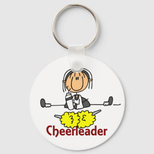 Chaveiro Figura da vara do cheerleader