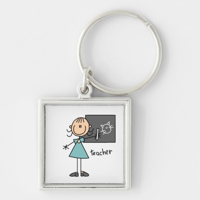 Chaveiro Figura da vara do professor (Frente)