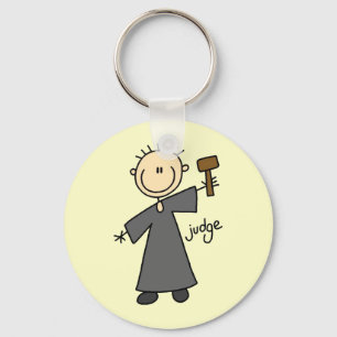 Chaveiro Figura de Juiz em Palitinhos