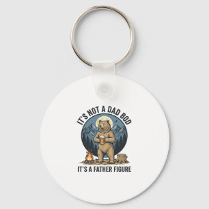 Chaveiro Figura de Urso Pai Engraçada Desenho Vetorial Acam