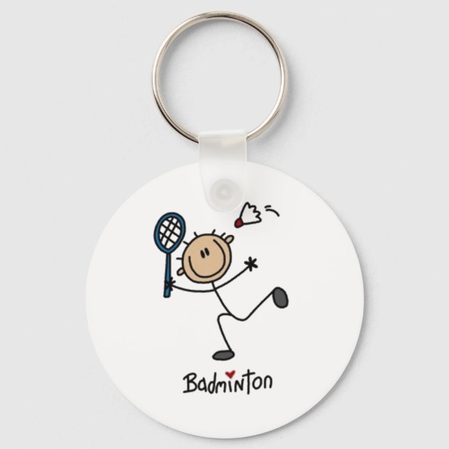 Chaveiro Figura do badminton Stick (Frente)