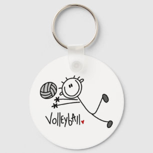 Chaveiro Figura masculina básica voleibol da vara