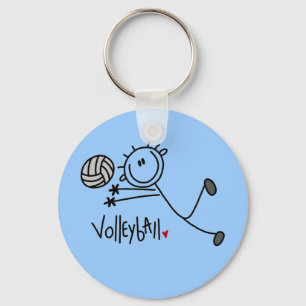Chaveiro Figura masculina básica voleibol da vara