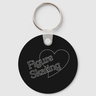 Chaveiro Figura Skating Heart/Love