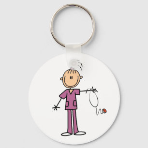 Chaveiro Figura triguenha enfermeira da vara