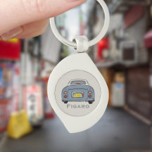 Figuras Lapis Cinza Figaro Car Monograma Prata