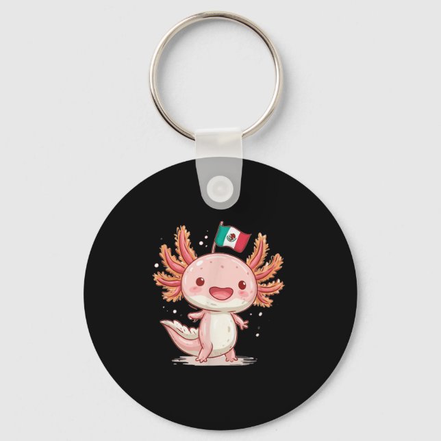 Chaveiro Figurino Axolotl Para Meninos E Raparigas Do Méxic (Frente)
