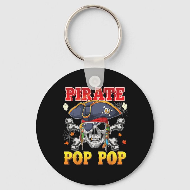 Chaveiro Figurino de Halloween Pirate Pop-pop (Frente)