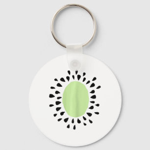 Chaveiro Figurino de Kiwi bonito - Teto de Fruta de Hallowe