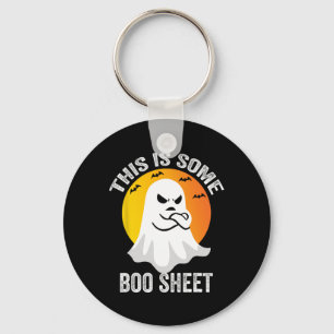 Chaveiro Figurino do Fantasma do Boo do Halloween Este é um