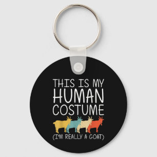 Chaveiro Figurino Humano de Goat Halloween