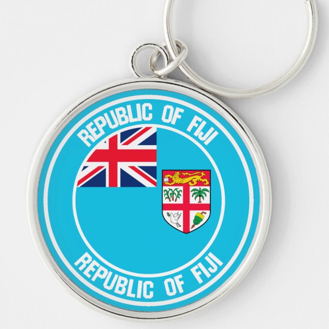 Chaveiro Fiji Round Emblem (Frente)