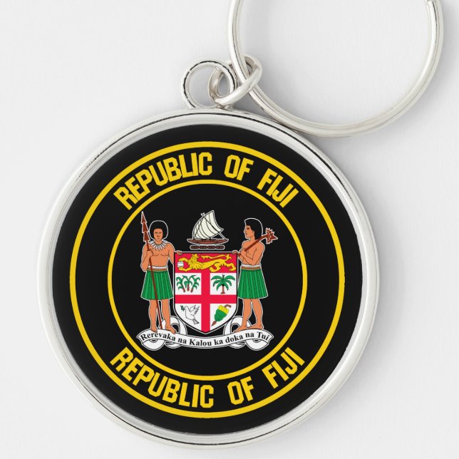 Chaveiro Fiji Round Emblem (Frente)