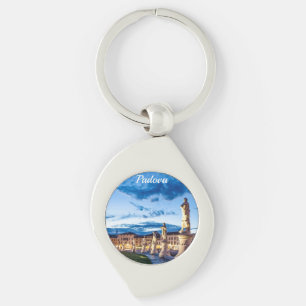 Chaveiro Fila de estátuas iluminadas em Padova