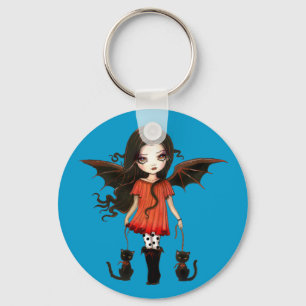 Chaveiro Filho do Halloween Amuleto de Vampiro Fofo