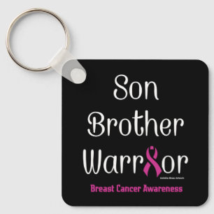 Chaveiro Filho Irmão Warrior... Cancer da Mama
