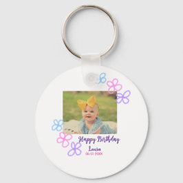 Chaveiro Filhos bebês primeiro aniversario adicionar nome d