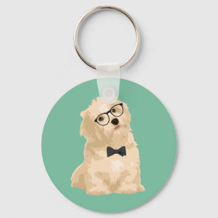 Chaveiro Filhote de cachorro avermelhado de Havanese do