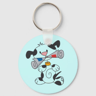 Chaveiro Filhote de cachorro com t-shirt e presentes do jor