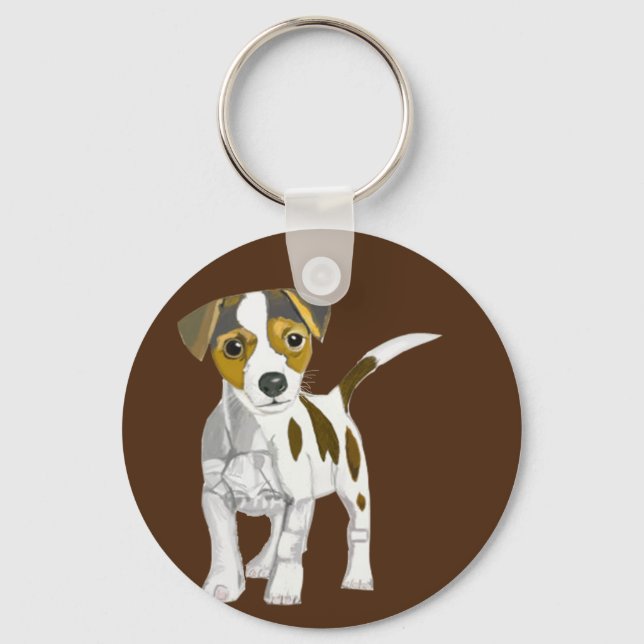 Chaveiro Filhote de Jack Russell Terrier (Frente)