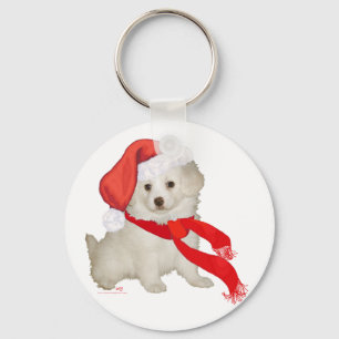Chaveiro Filhote de Poodle / Bichon Misturado de Ajuda do P