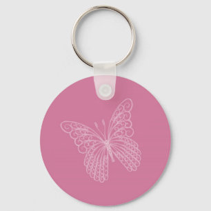 Chaveiro Filigrar Cadeia de Chave Borboleta a Rosa