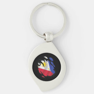 Chaveiro Filipinas - Bandeira em relevo