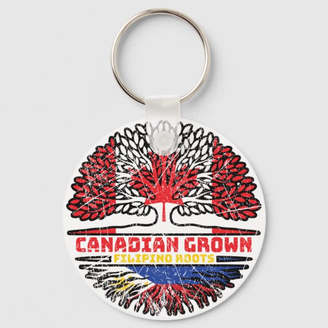 Chaveiro Filipinas Filipino Canadá Árvores do Canadá Fl (Frente)