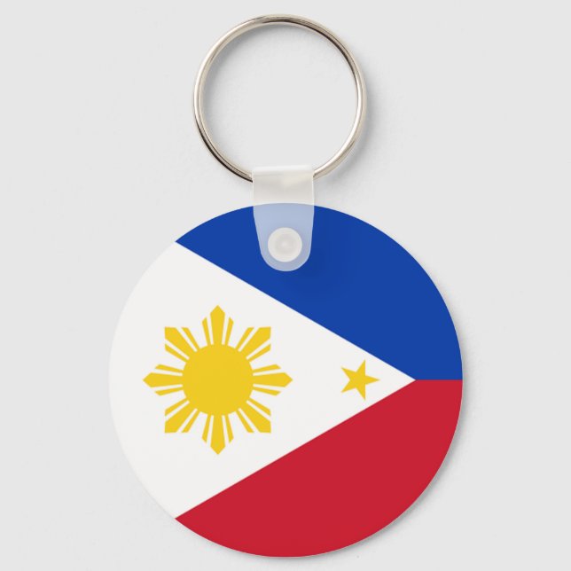 Chaveiro Filipinas Flag jGibney The MUSEUM Zazzle (Frente)