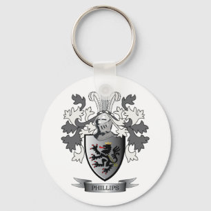 Chaveiro Fillips Family Crest Casaco de Braços
