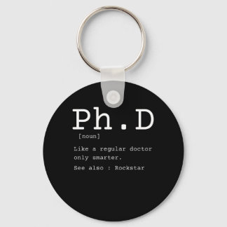 Chaveiro Filosofia de definição de PhD professora engraçada