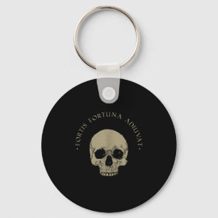 Chaveiro Filosofia Stoic Fortis Fortuna Adiuvat Skull Stoi