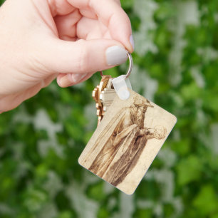 Chaveiro Filósofo grego com crânio humano por Michelangel