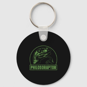 Chaveiro Filosoraptor Funny Filosófica Velociraptor D