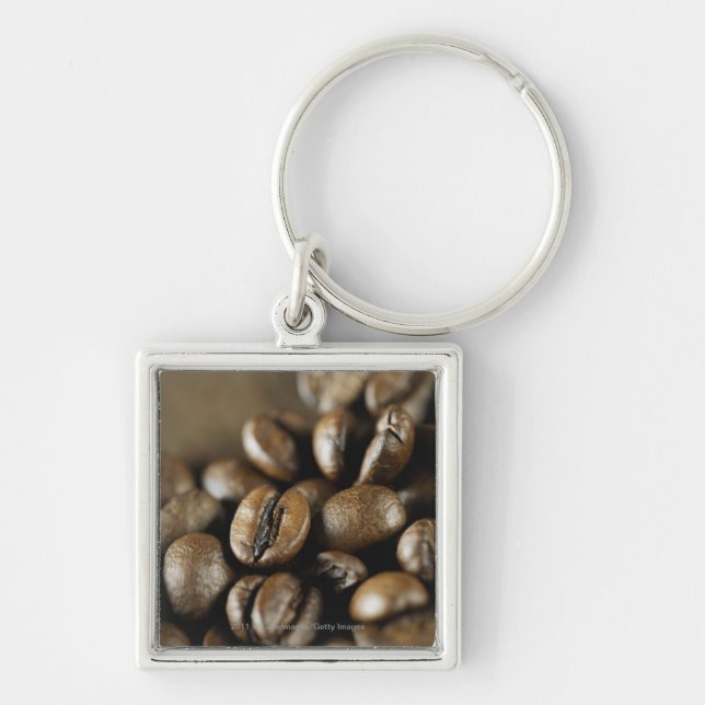 Chaveiro Fim-acima de feijões de café (Frente)