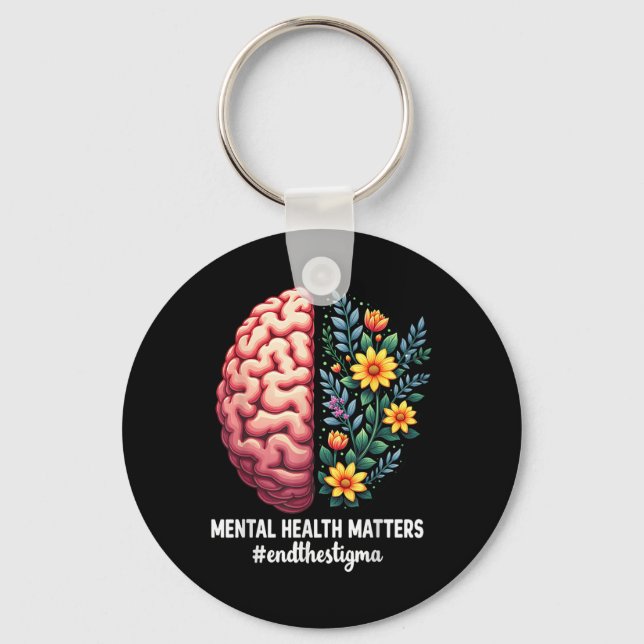 Chaveiro Fim Da Saúde Mental Estigma S Saúde Mental (Frente)