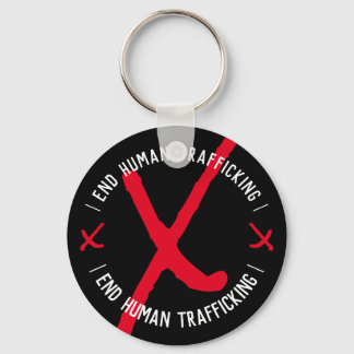 Chaveiro FIM DO TRÁFICO HUMANO XXX a preto