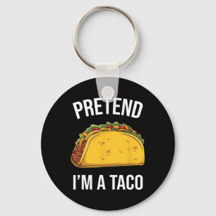 Chaveiro Finalidade Engraçada Sou um Taco Fácil Figurino de