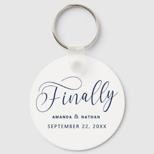 Chaveiro Finalmente Casamento Minimalista Salve a Data
