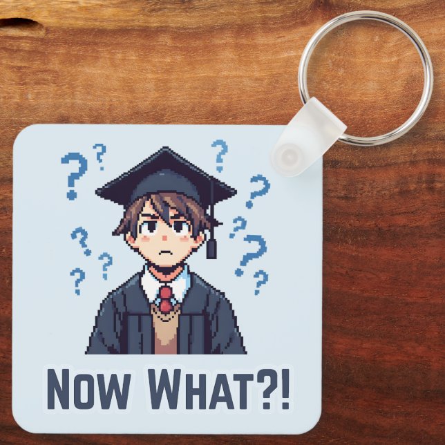 Chaveiro Finalmente Graduado .. Agora o quê? (Verso)