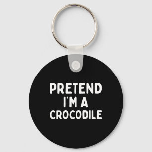 Chaveiro Fingir que sou um crocodilo Diversão Lpreguiçosa d
