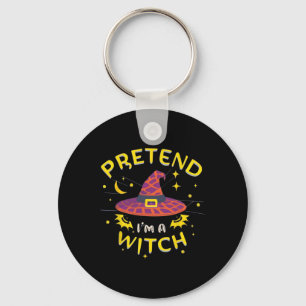 Chaveiro Fingir que sou um fantasma de bruxaria no Hallowee
