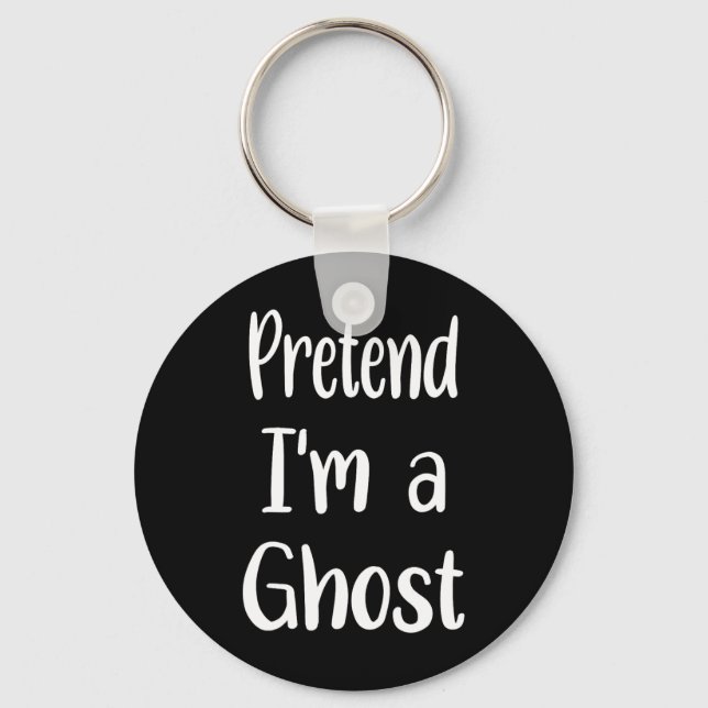 Chaveiro Fingir que sou um fantasma fantasma no dia das bru (Frente)