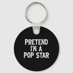 Chaveiro Fingir que sou um Pop de Star Engraçado, preguiços