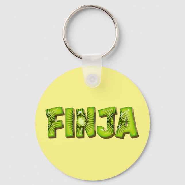 Chaveiro Finja Name Kiwi Design Schlüsselanhänger (Frente)