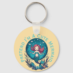 Chaveiro Finja que sou uma sereia fofa Thunder_Cove