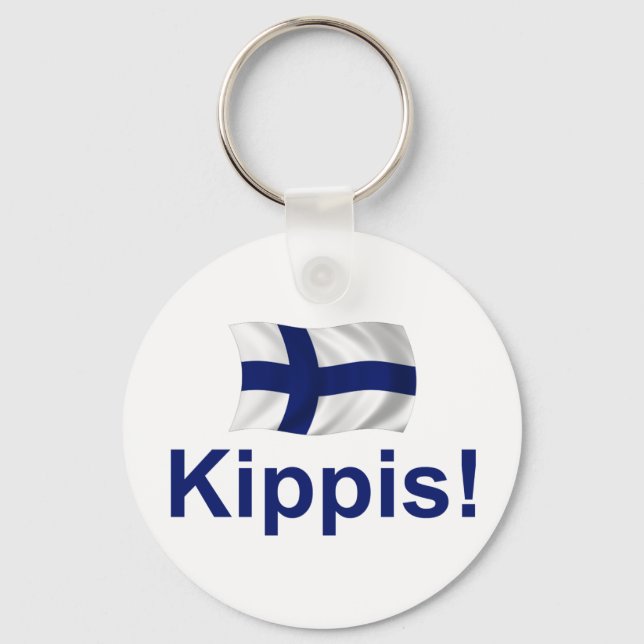 Chaveiro Finlândia Kippis! (Saúde!) (Frente)