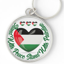 "Fique com a paz, fique com a Palestina
