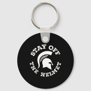 Chaveiro Fique Fora do Capacete - Michigan State Spartans S